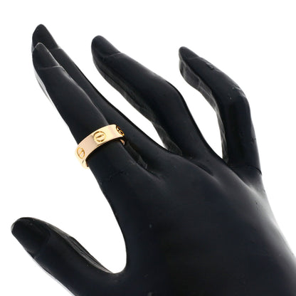 CARTIER love ring #46 Ring K18 Pink Gold Ladies [Used]
