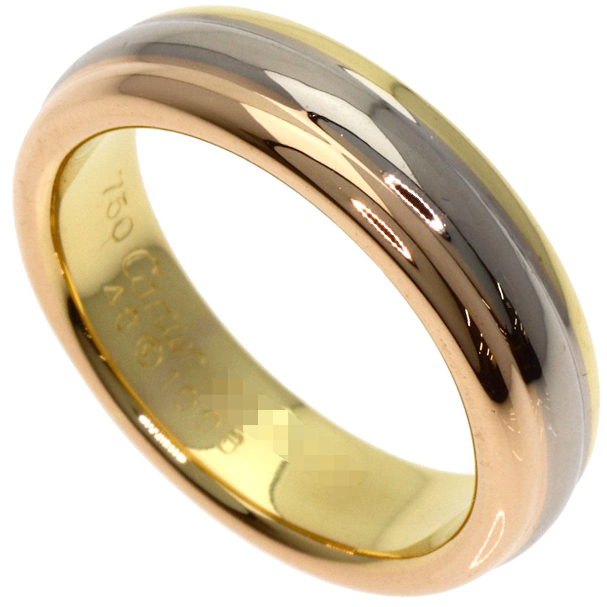 CARTIER Three colors # 48 Ring K18 Yellow Gold 18K Pink GoldLadies [Used]