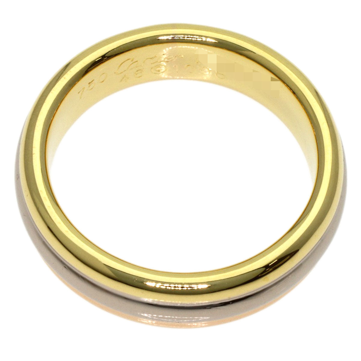 CARTIER Three colors # 48 Ring K18 Yellow Gold 18K Pink GoldLadies [Used]