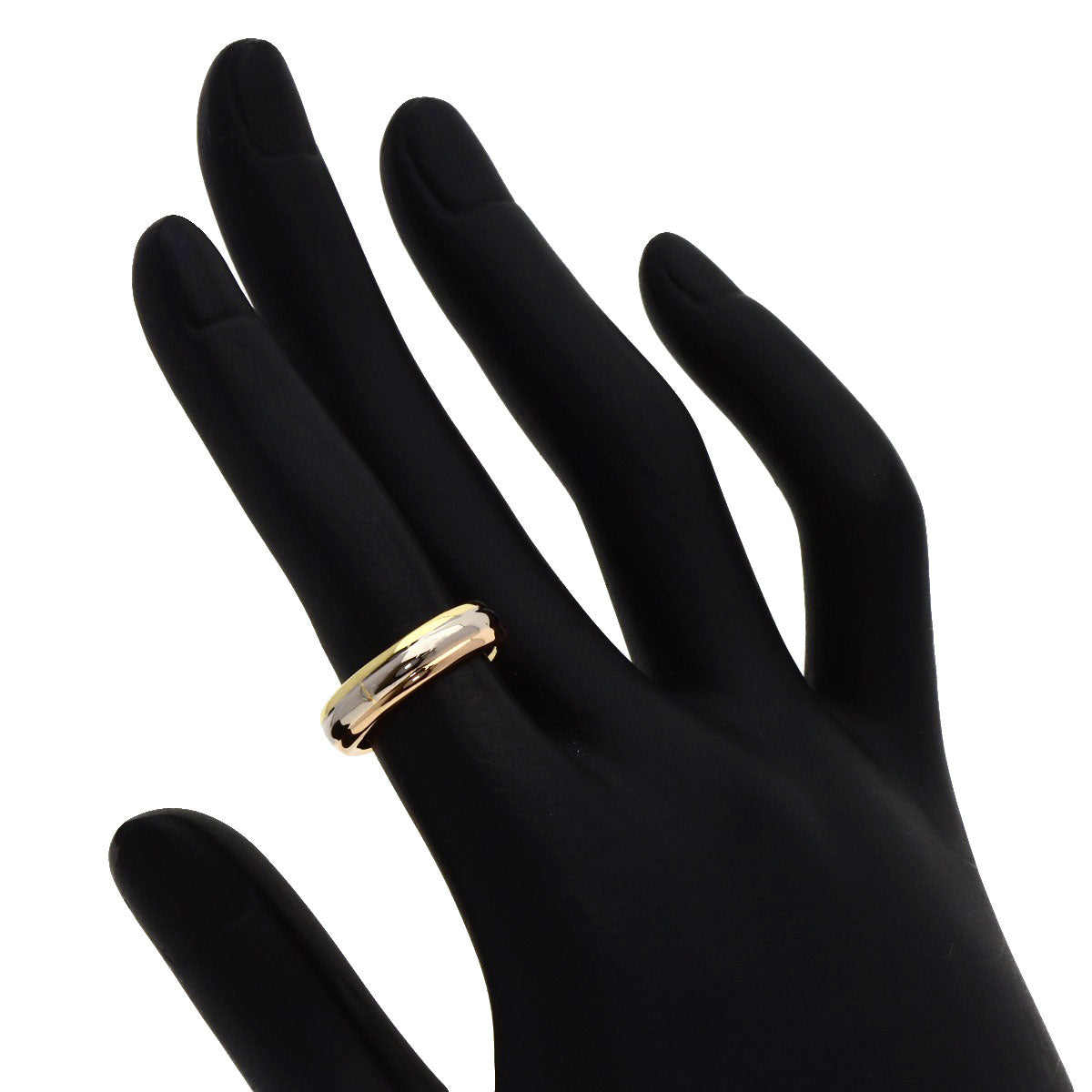 CARTIER Three colors # 48 Ring K18 Yellow Gold 18K Pink GoldLadies [Used]