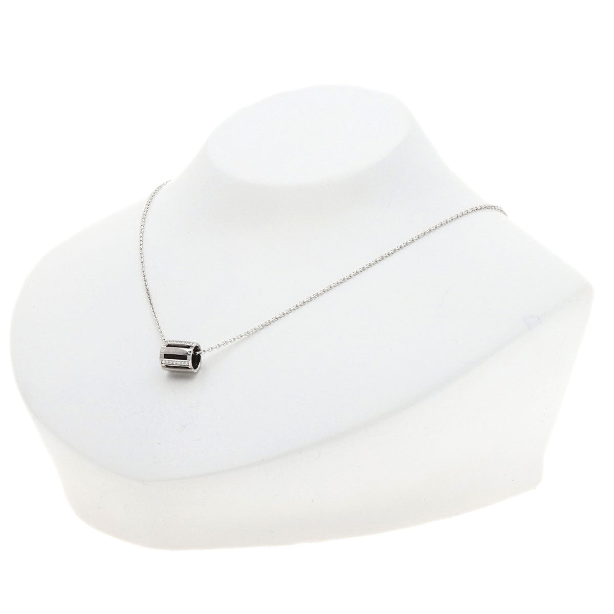 Chaumet Class One Diamond Necklace K18 White Gold Ladies [Used]