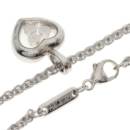 Chopard Happy diamond heart Necklace K18 White Gold Ladies [Used]