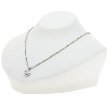 Chopard Happy diamond heart Necklace K18 White Gold Ladies [Used]