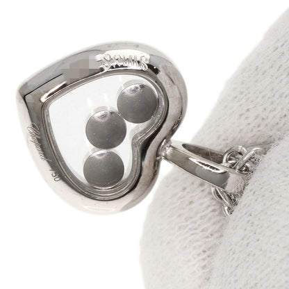 Chopard Happy diamond heart Necklace K18 White Gold Ladies [Used]