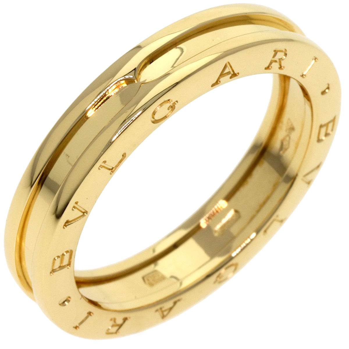 BVLGARI B.zero1 1 band XS #64 Ring K18 Yellow Gold Ladies [Used]