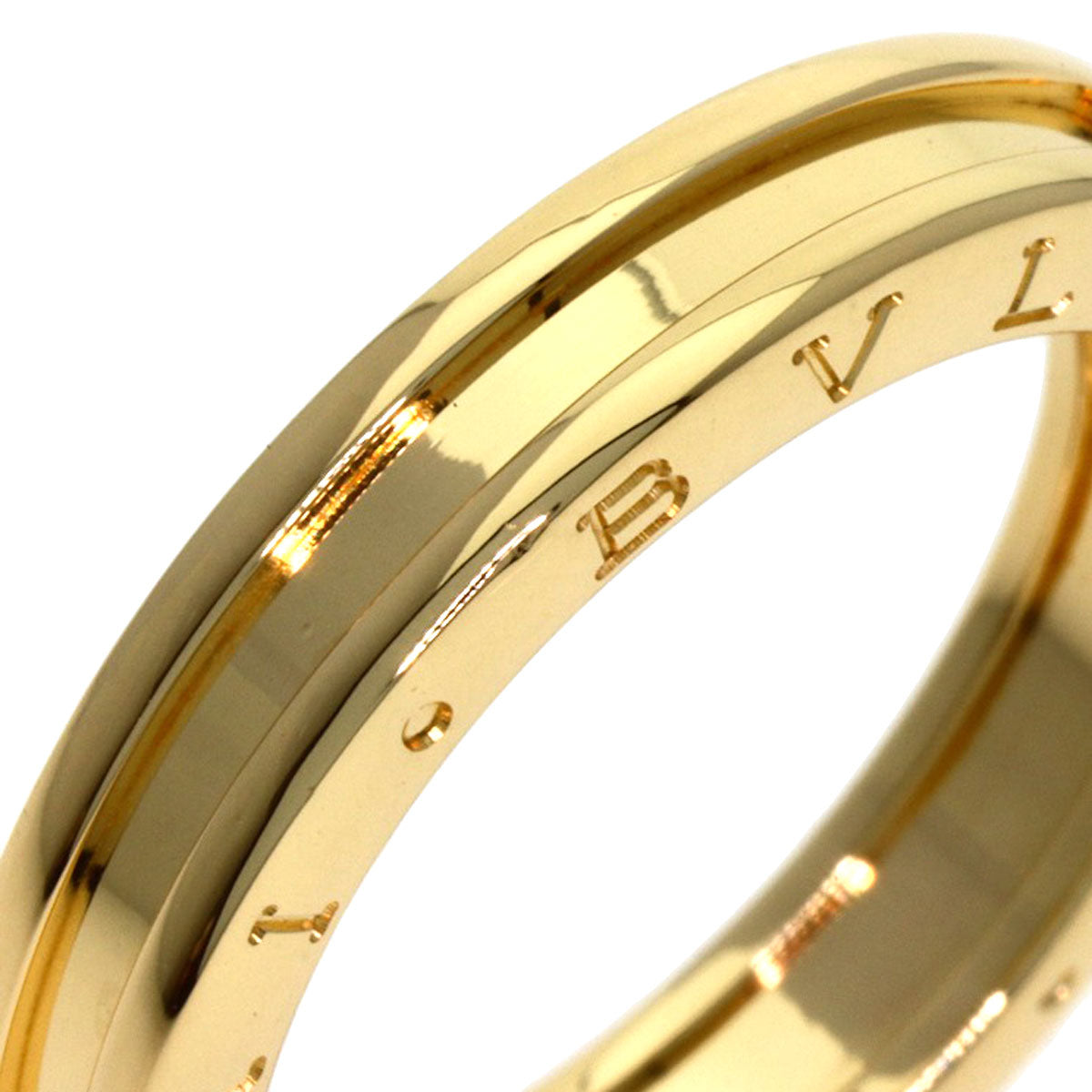 BVLGARI B.zero1 1 band XS #64 Ring K18 Yellow Gold Ladies [Used]