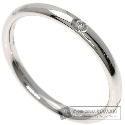 Pomellato 1P Diamond Wedding Band Ring K18 White Gold Ladies [Used]