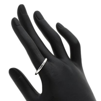 Pomellato 1P Diamond Wedding Band Ring K18 White Gold Ladies [Used]