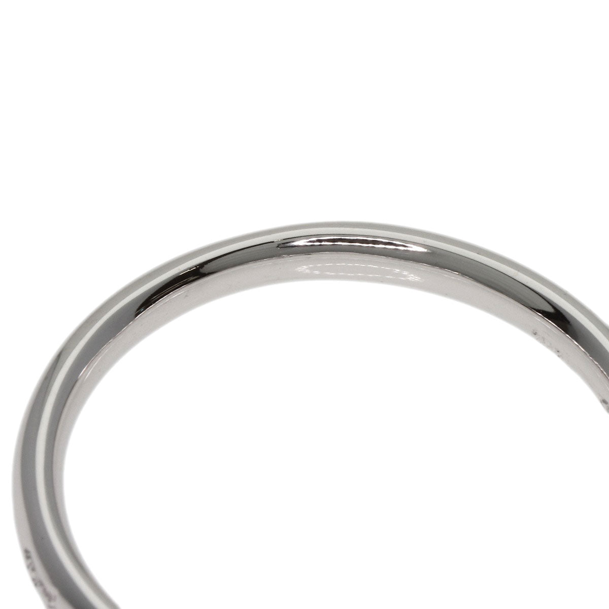 Pomellato 1P Diamond Wedding Band Ring K18 White Gold Ladies [Used]