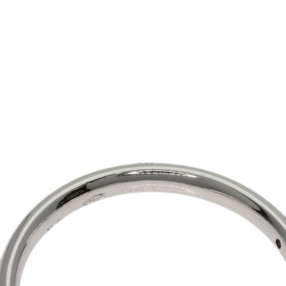 Pomellato 1P Diamond Wedding Band Ring K18 White Gold Ladies [Used]