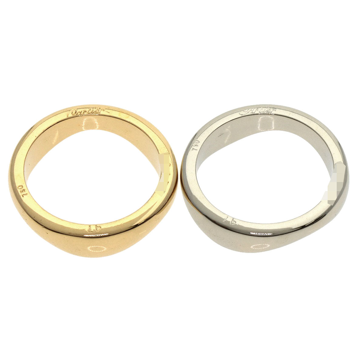 CARTIER Love Me Ring #47 Ring K18 Yellow Gold K18 White GoldLadies [Used]