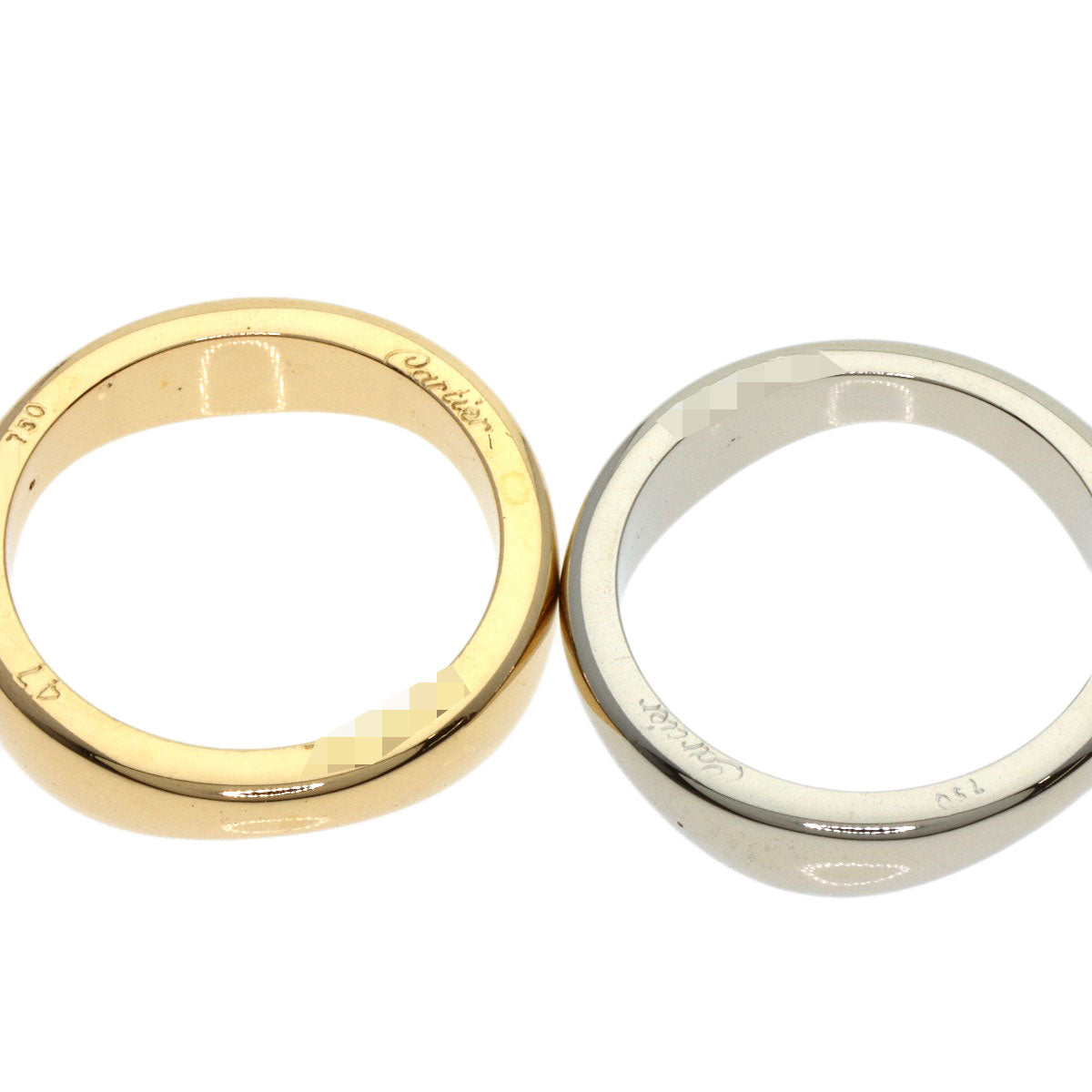 CARTIER Love Me Ring #47 Ring K18 Yellow Gold K18 White GoldLadies [Used]