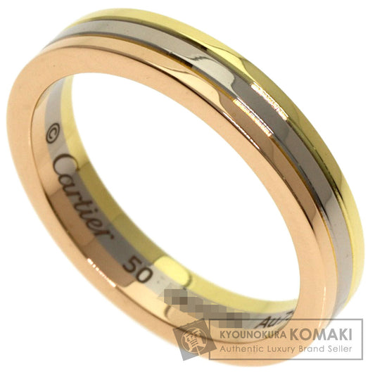 CARTIER Three color # 50 Ring K18 Yellow Gold K18 White GoldLadies [Used]