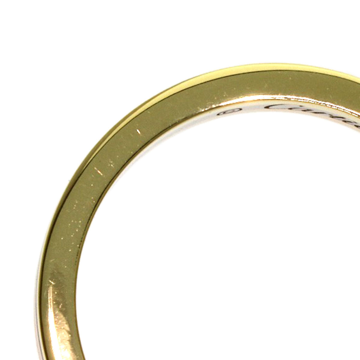 CARTIER Three color # 50 Ring K18 Yellow Gold K18 White GoldLadies [Used]
