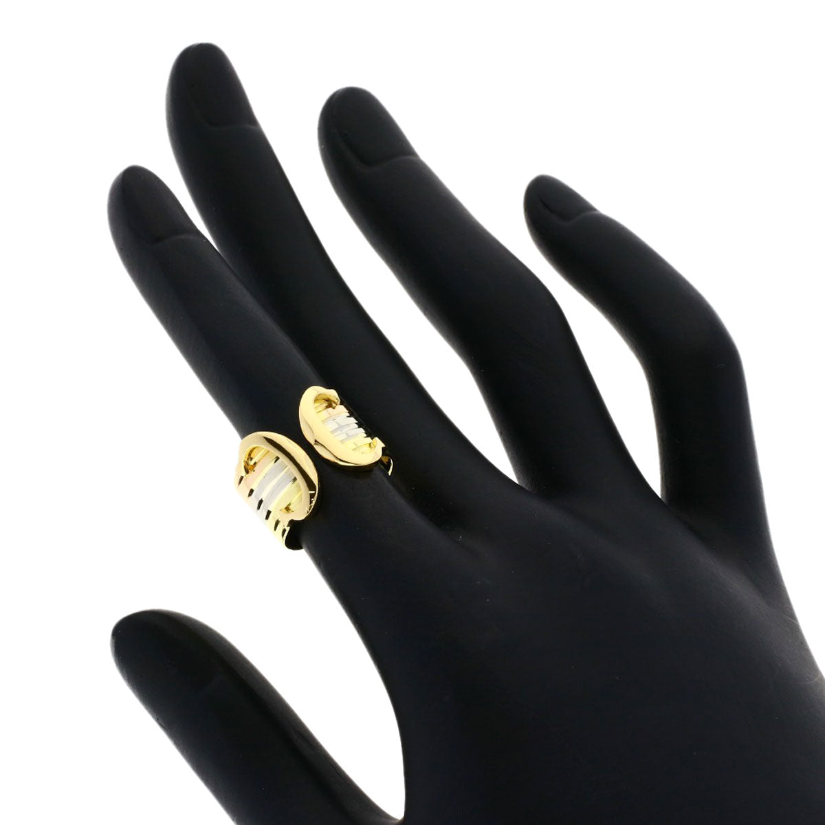 CARTIER C2 ring # 49 Ring K18 Yellow Gold K18 White GoldLadies [Used]