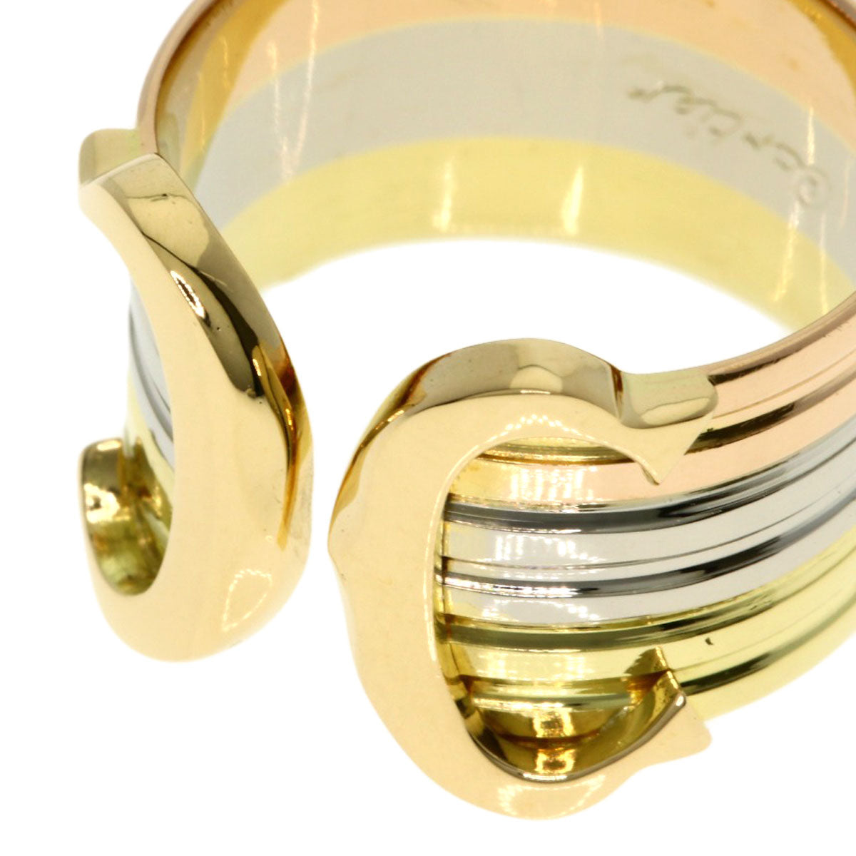 CARTIER C2 ring # 49 Ring K18 Yellow Gold K18 White GoldLadies [Used]