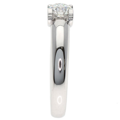 CARTIER C de Cartier Solitaire #48 Ring K18 White Gold Ladies [Used]