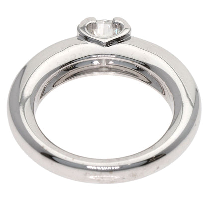 CARTIER C de Cartier Solitaire #48 Ring K18 White Gold Ladies [Used]