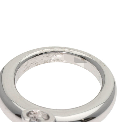 CARTIER C de Cartier Solitaire #48 Ring K18 White Gold Ladies [Used]