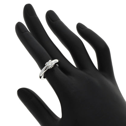 CARTIER C de Cartier Solitaire #48 Ring K18 White Gold Ladies [Used]