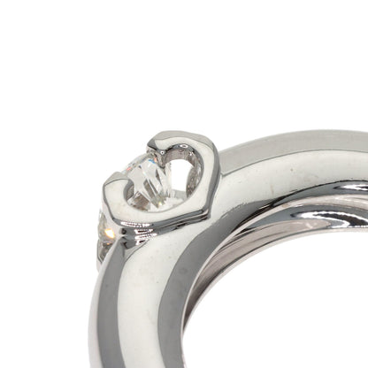 CARTIER C de Cartier Solitaire #48 Ring K18 White Gold Ladies [Used]