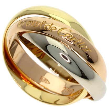 CARTIER Trinity #51 Ring K18 Yellow Gold 18K Pink GoldLadies [Used]