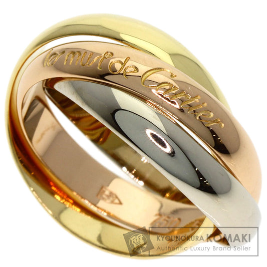 CARTIER Trinity #51 Ring K18 Yellow Gold 18K Pink GoldLadies [Used]