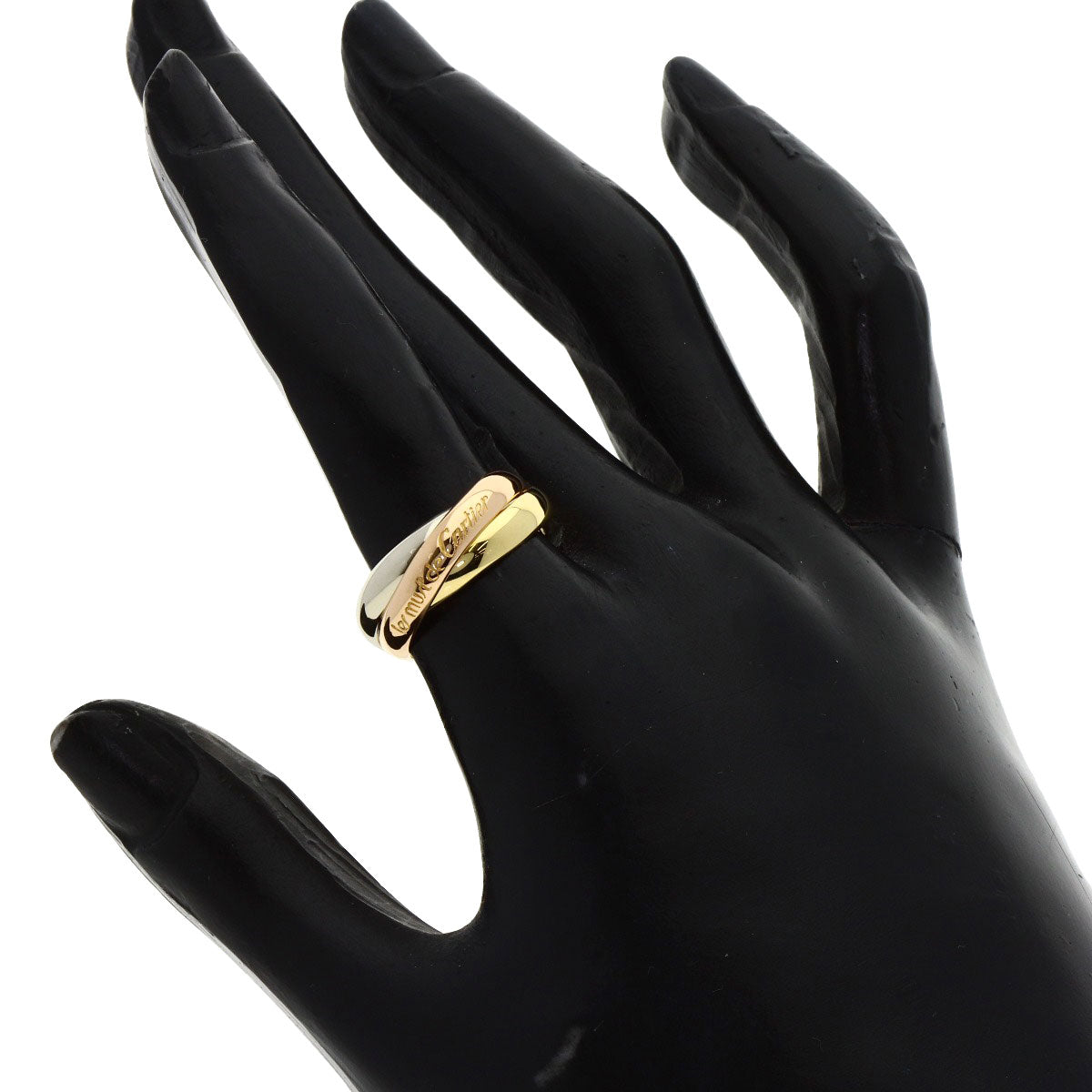 CARTIER Trinity #51 Ring K18 Yellow Gold 18K Pink GoldLadies [Used]