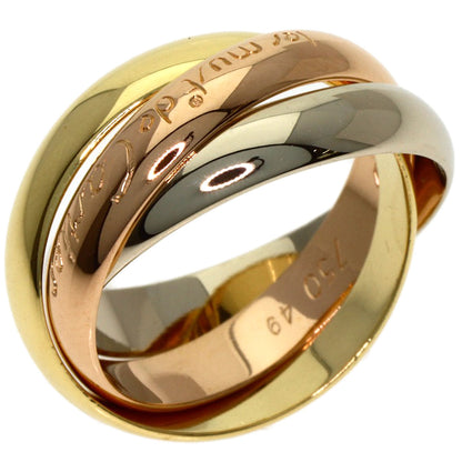 CARTIER Trinity #49 Ring K18 Yellow Gold K18 White GoldLadies [Used]