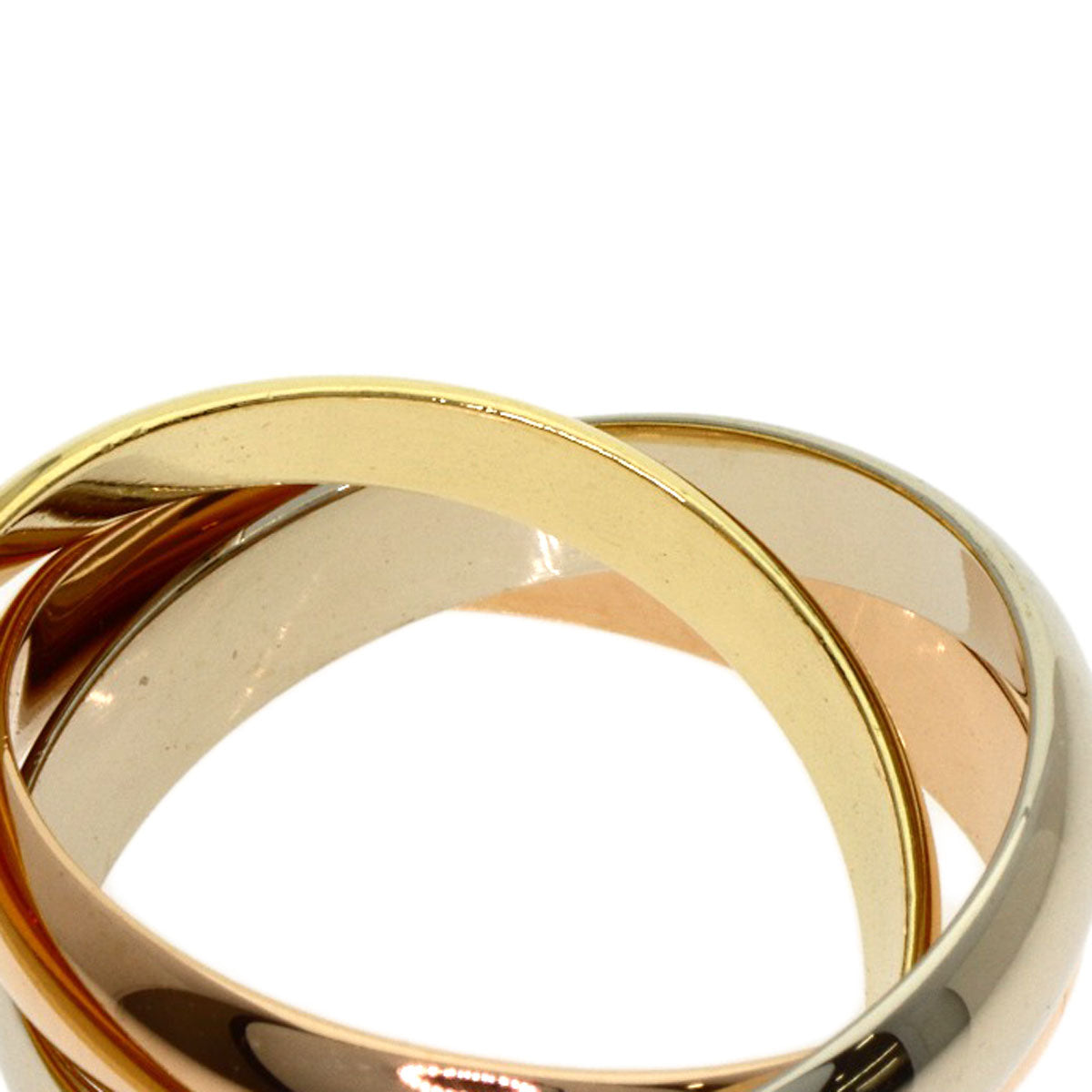 CARTIER Trinity #49 Ring K18 Yellow Gold K18 White GoldLadies [Used]