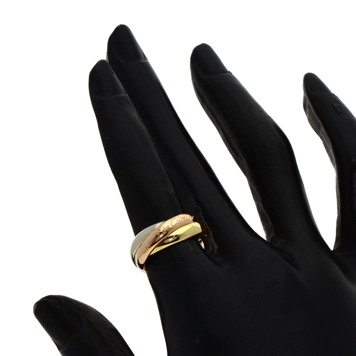 CARTIER Trinity #49 Ring K18 Yellow Gold K18 White GoldLadies [Used]