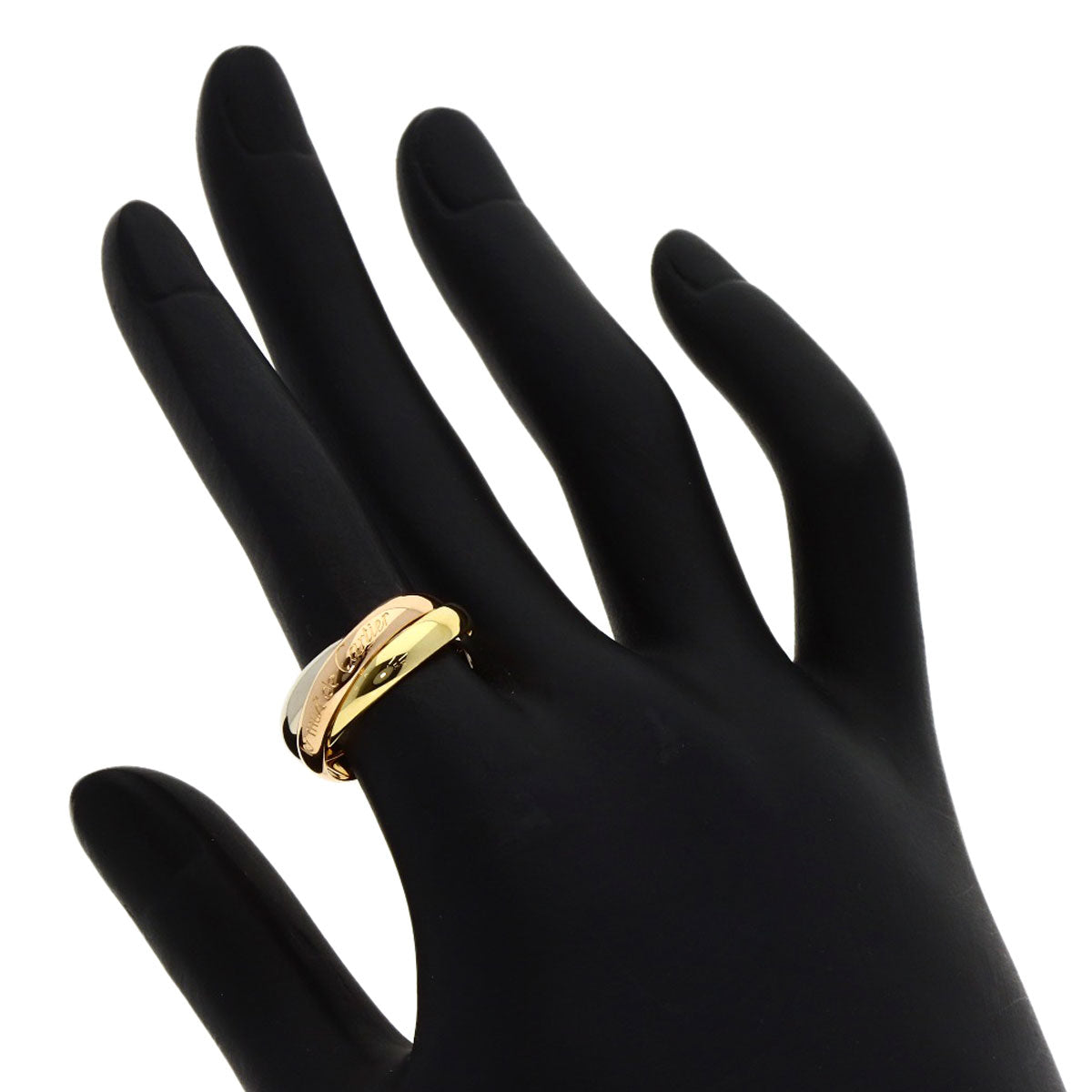 CARTIER Trinity #51 Ring K18 Yellow Gold 18K Pink GoldLadies [Used]