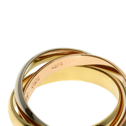 CARTIER Trinity #51 Ring K18 Yellow Gold 18K Pink GoldLadies [Used]