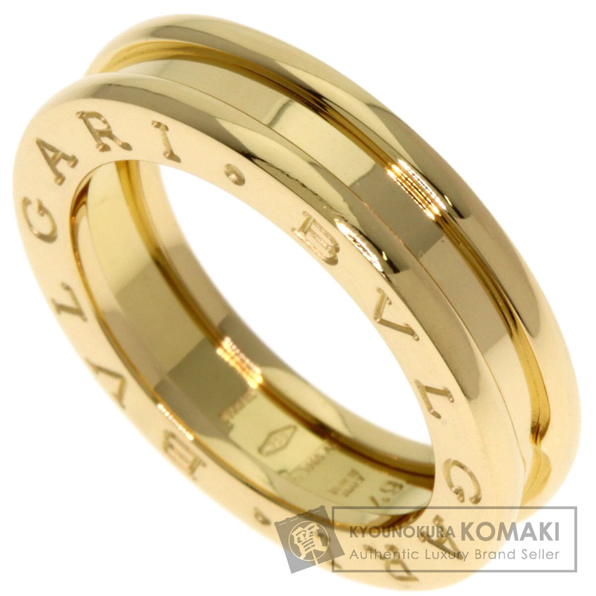 BVLGARI B.zero1 1 band #49 Ring K18 Yellow Gold Ladies [Used]