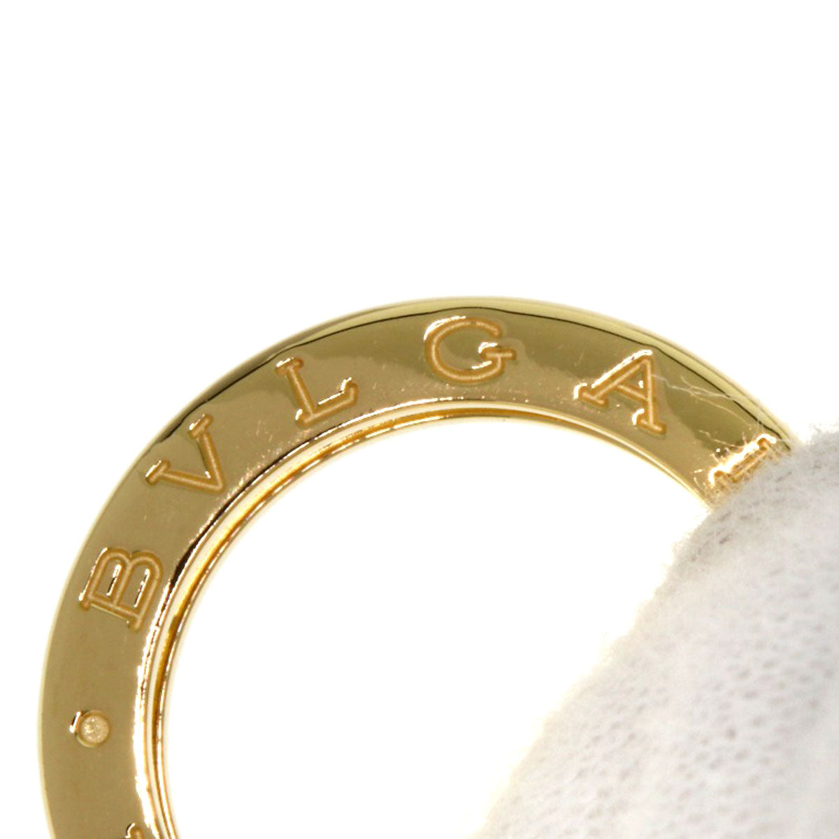 BVLGARI B.zero1 1 band #49 Ring K18 Yellow Gold Ladies [Used]