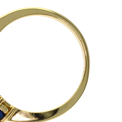TIFFANY&Co. Baby Pearl Sapphire Ring K18 Yellow Gold Ladies [Used]