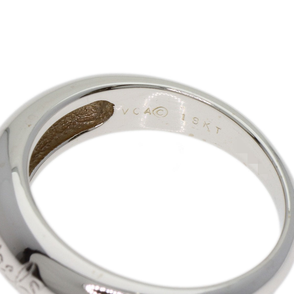 Van Cleef & Arpels Tendolmon Senior Tulle Ring K18 White Gold Ladies [Used]