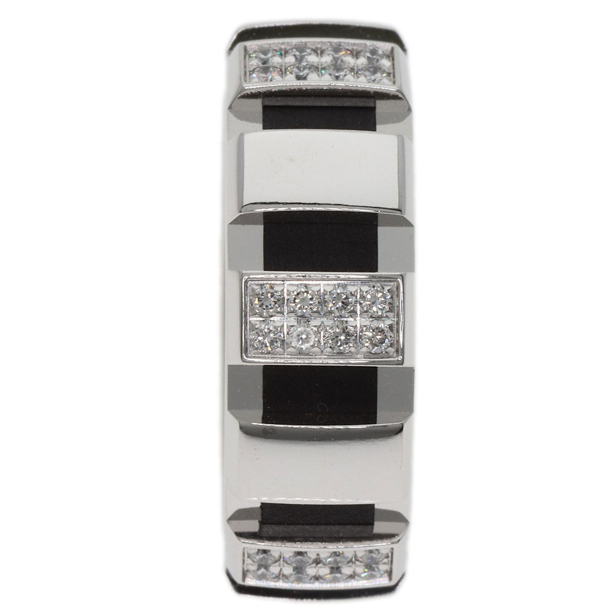 Chaumet Class One Diamond #57 Ring K18 White Gold Ladies [Used]