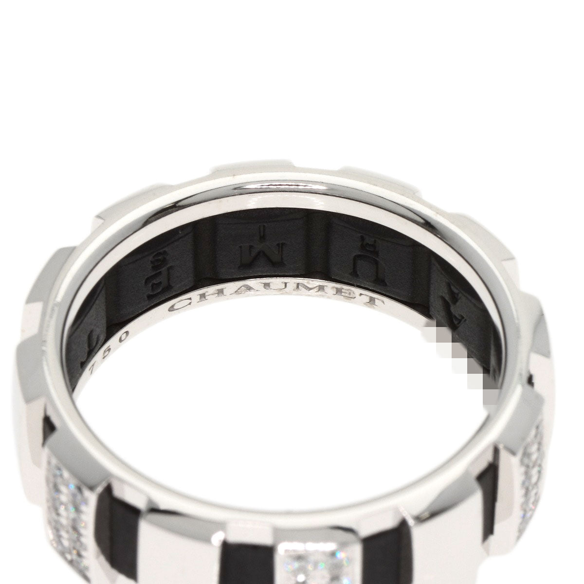 Chaumet Class One Diamond #57 Ring K18 White Gold Ladies [Used]