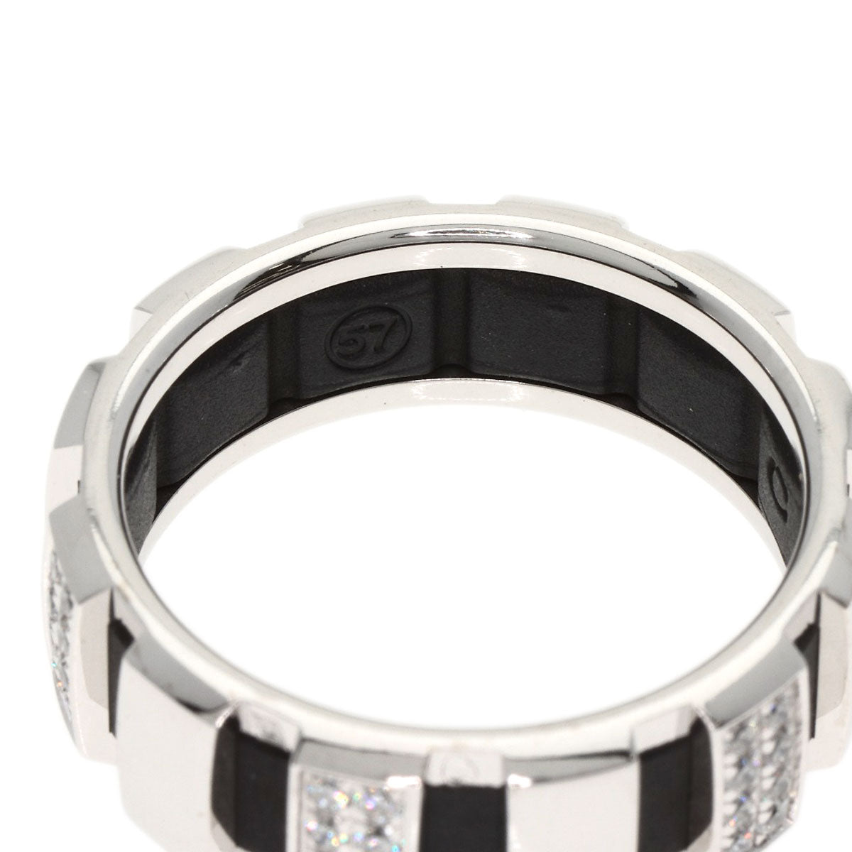 Chaumet Class One Diamond #57 Ring K18 White Gold Ladies [Used]