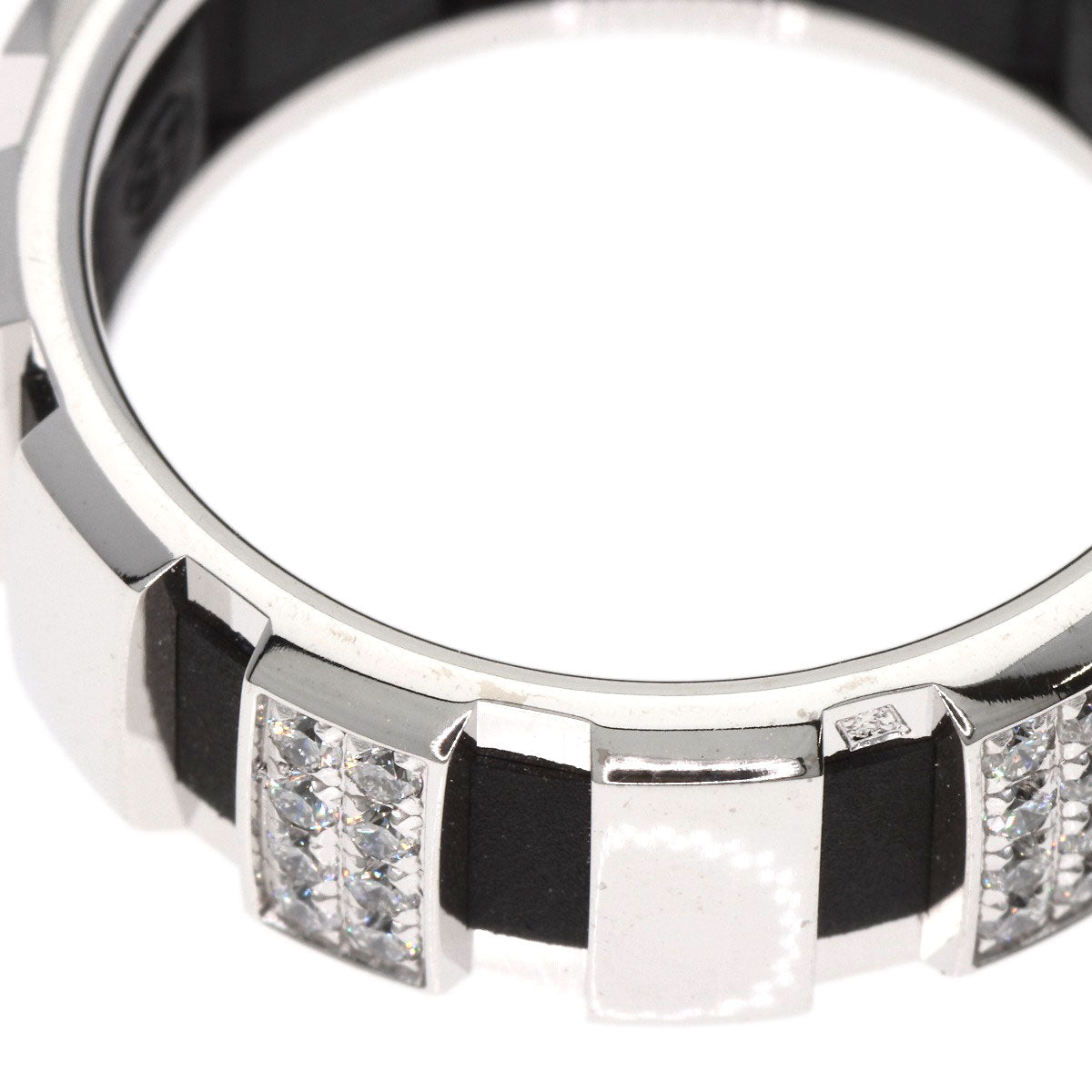 Chaumet Class One Diamond #57 Ring K18 White Gold Ladies [Used]