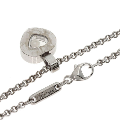 Chopard Heart 1P Happy diamond Necklace K18 White Gold Ladies [Used]