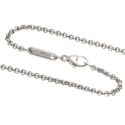 Chopard Heart 1P Happy diamond Necklace K18 White Gold Ladies [Used]