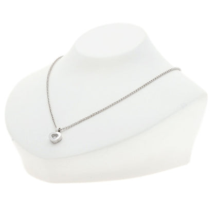 Chopard Heart 1P Happy diamond Necklace K18 White Gold Ladies [Used]