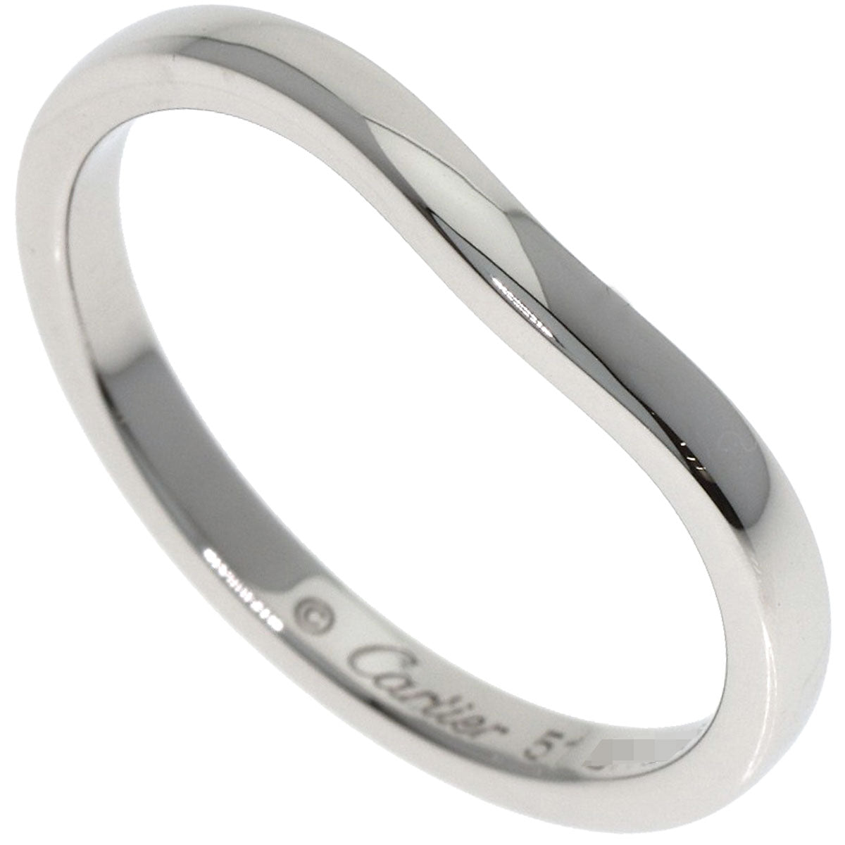 CARTIER Ballerina # 51 Ring Platinum PT950 Ladies [Used]
