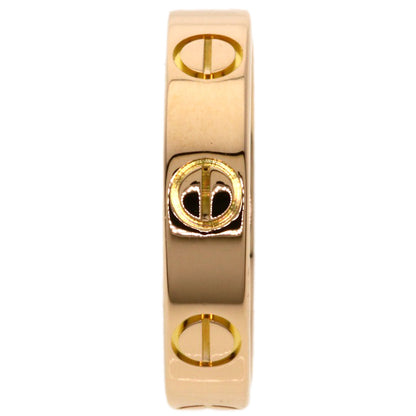 CARTIER mini love ring #46 Ring K18 Pink Gold Ladies [Used]