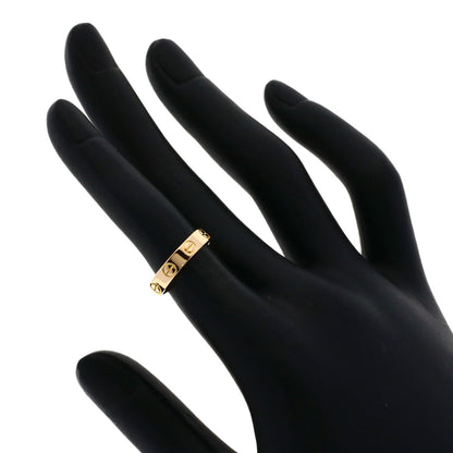 CARTIER mini love ring #46 Ring K18 Pink Gold Ladies [Used]