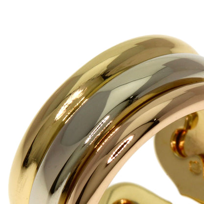 CARTIER 2C Ring LM #49 Ring K18 Yellow Gold K18 White GoldLadies [Used]