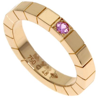 CARTIER Raniere 1P Sapphire #48 Ring K18 Pink Gold Ladies [Used]