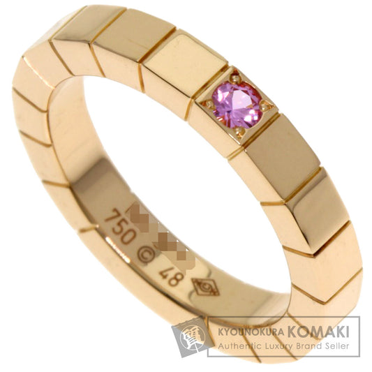 CARTIER Raniere 1P Sapphire #48 Ring K18 Pink Gold Ladies [Used]